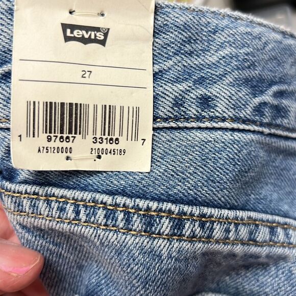 Levi's Big E Premium Denim Ankle Column Skirt NWT size 27 - Picture 9 of 13